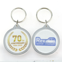Custom Laser Cut Plastic Key Chain Epoxy Clear Plastic Acrylic Charm Printed Paper Photo Frame Insert Personalized Keychain